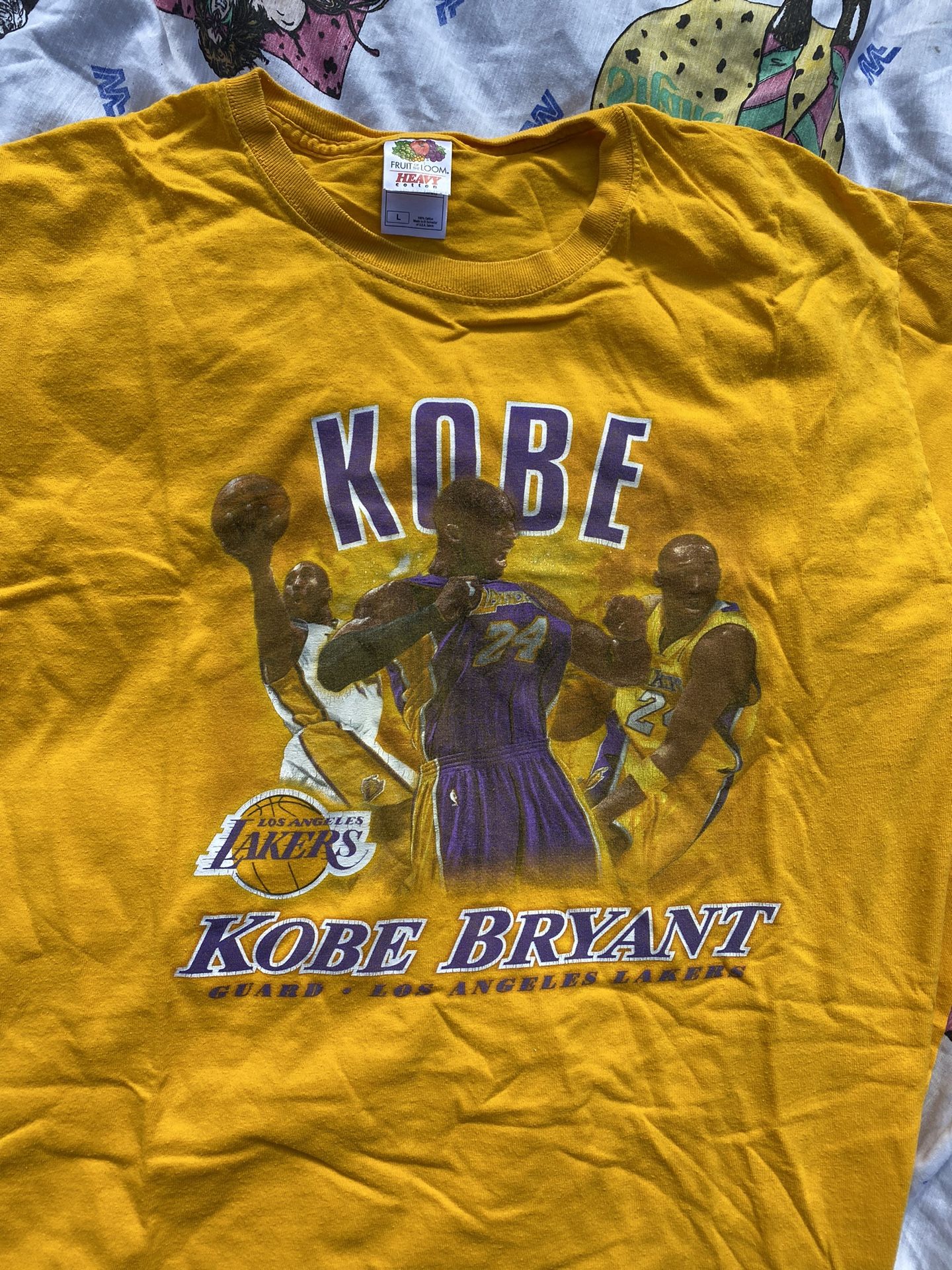 VINTAGE LAKERS FRUIT OF THE LOOM KOBE TEE