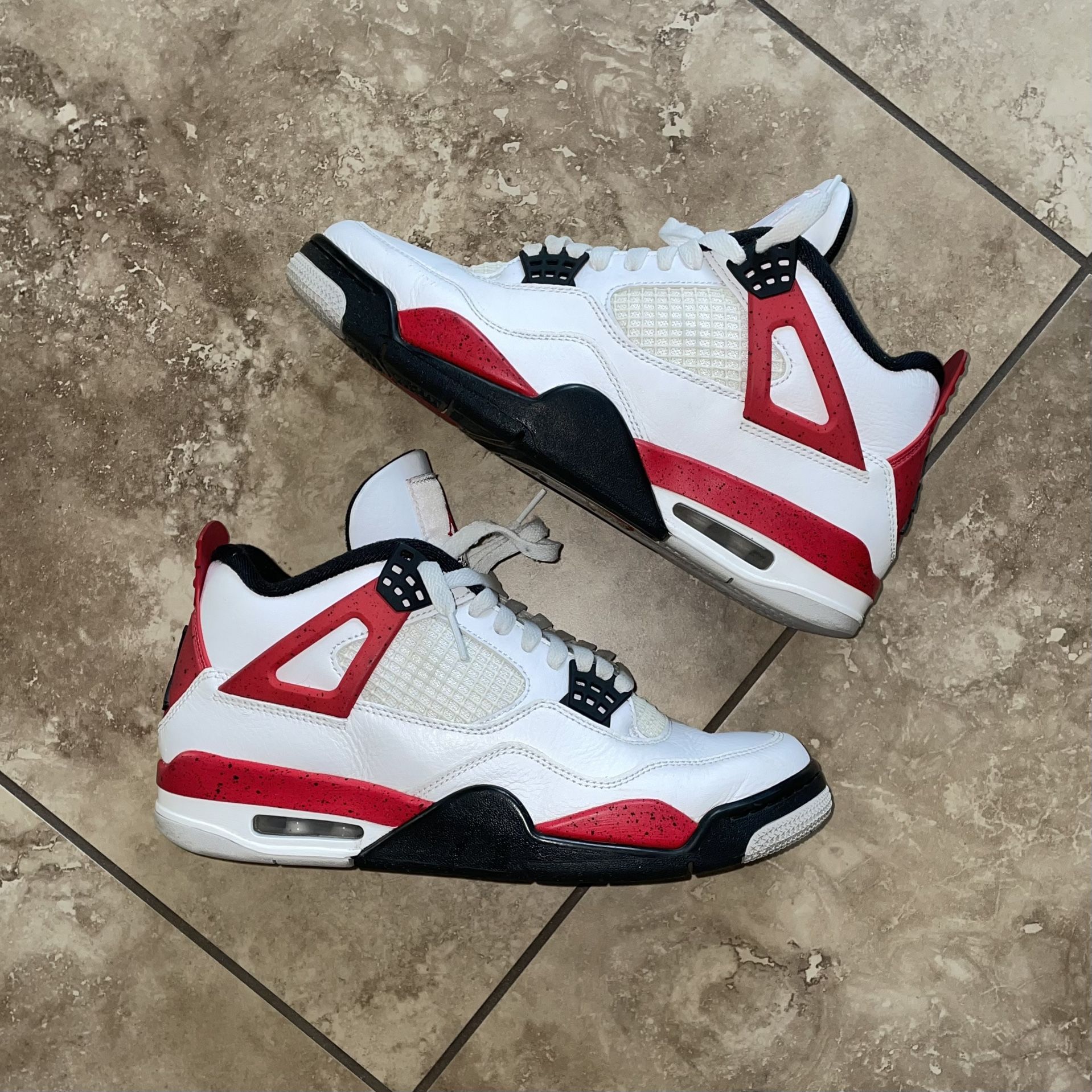 Jordan 4 Retro Red Cement Size 9