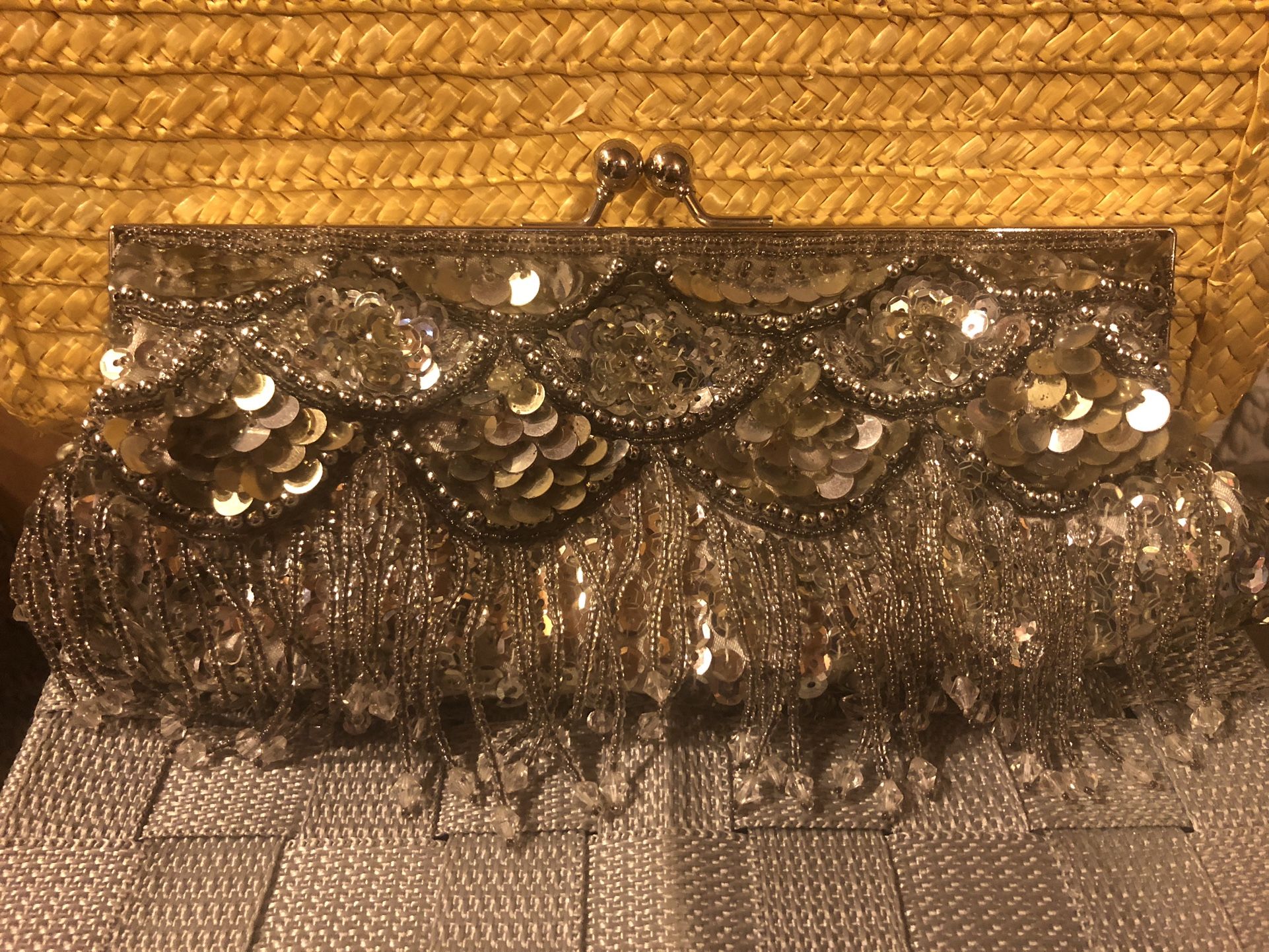 Silver Evening Purse
