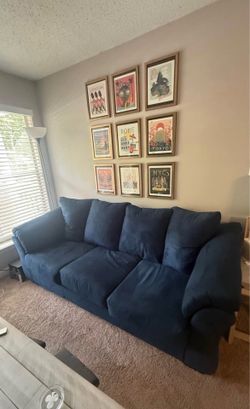 Darcy Sofa Ashley Furniture Blue Couch