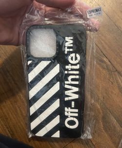 Off-white phone case for 13 pro max