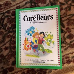 Care Bears Book  By Geoffrey Willis. “A Friend For Frances”