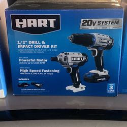 Hart 1/2 Drill & Driver Kit 