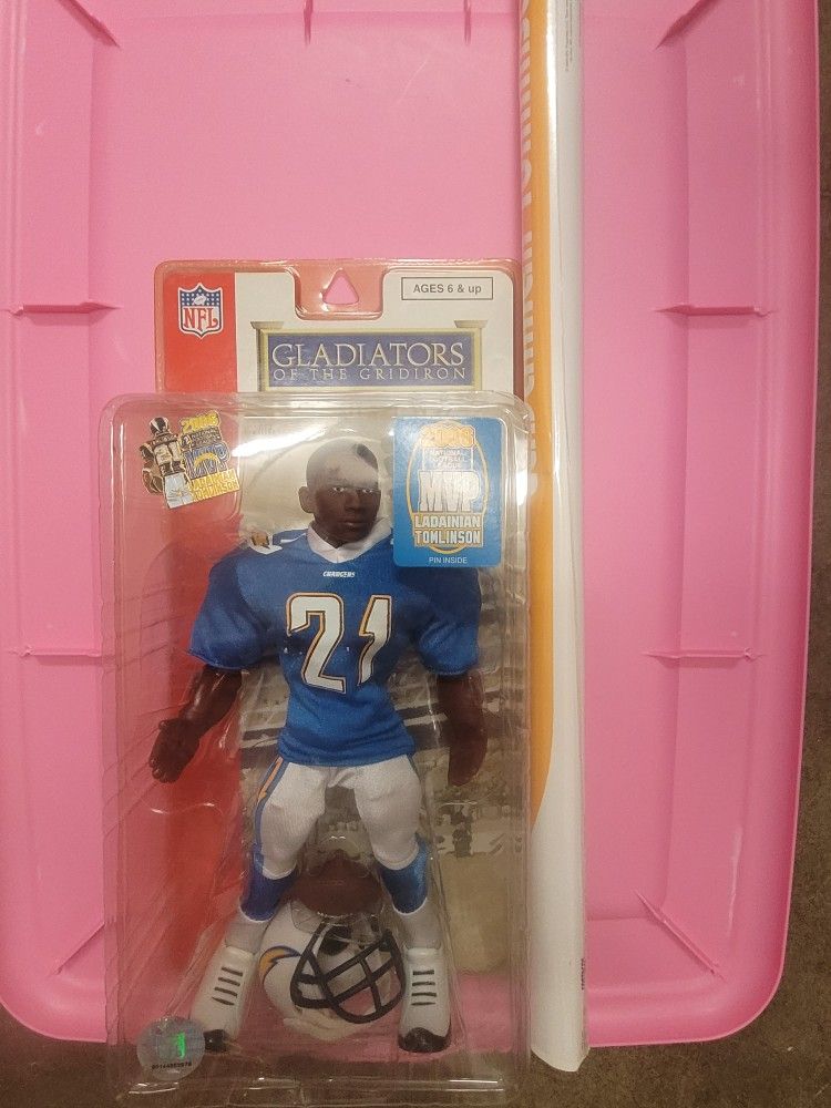 LaDainian Tomlinson Figure And Poster