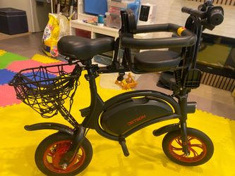 Jetson electric bike with baby seat