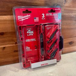 Milwaukee Black Oxide Step Drill Bit Set (3-Piece)