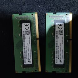 2 x 8 gb Sodimm RAM DDR4 2400 MHz