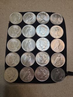BU 1922 peace Silver Dollars.  $60 each