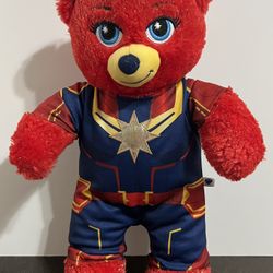 Build A Bear Captain Marvel Plush With Outfit