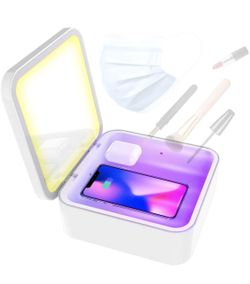 New! Storage Box with Make-up Mirror & Wireless Charging for Family/Useful Gift for Friends