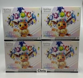 Pokemon Scarlet & Violet Prismatic Evolutions ETB Elite Trainer Box