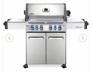NEW IN BOX LEGACY PRESTIGE 500 NATURAL GAS STAINLESS STEEL BBQ GRILL