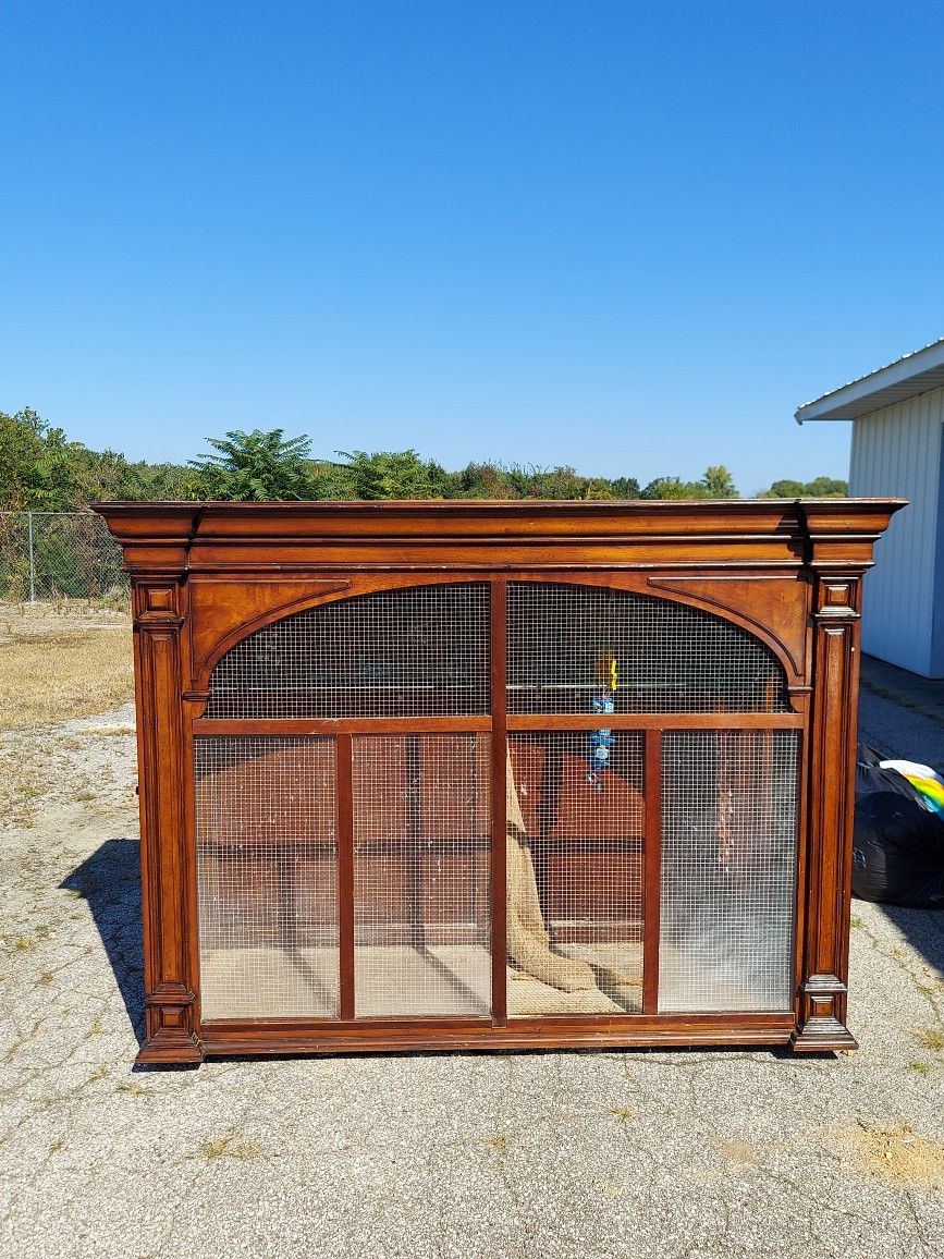 Solid Wood Custom Bird Aviary