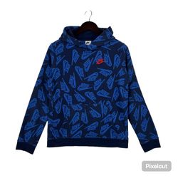 Nike Sportswear Club Fleece Big Kids' (Boys') Pullover Hoodie SZ XL 