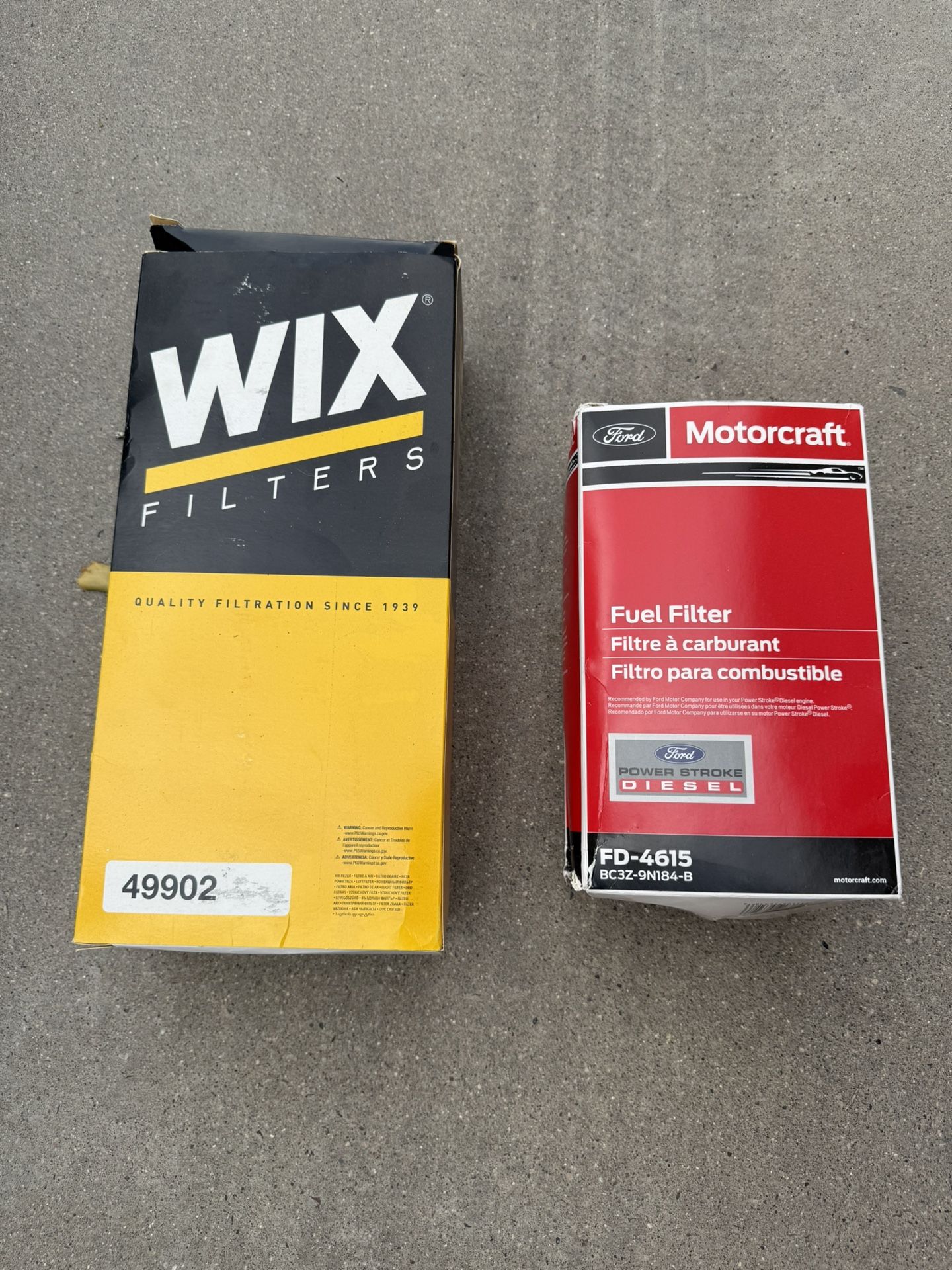 New 2011-2016 Ford F250 Air & Fuel Filter