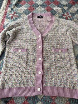 cider textured knit cardigan Sweater Buttons Women’s size small