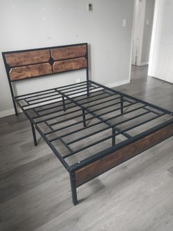 METAL FULL SIDE BED FRAME