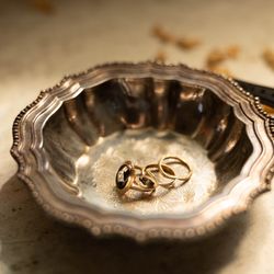 Italian Antique Silver Dish 