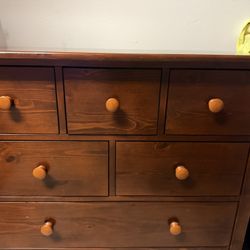 Pottery Barn Kids Solid Wood Dresser + Nightstand Set — Great Condition