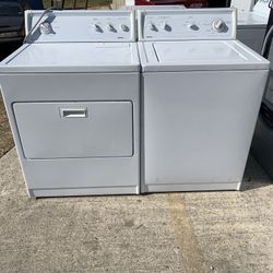 Súper Capacity Kenmore Washer And Dryer Set , With Warranty And Free Delivery 