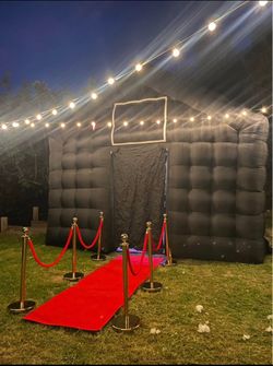 Large Black Inflatable Party Tent Cube
