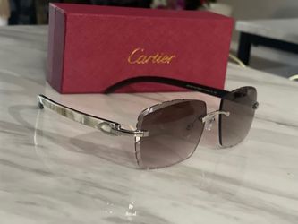 Cartier Glasses - white buffs