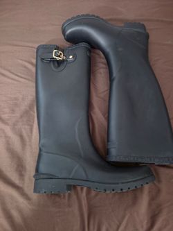 Coach rain boots woman size 8