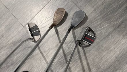 2 Putters, One Sand-wedge and One TW 60 Degree