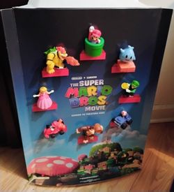 Mario Bros Movie McDonald's Toys Board
