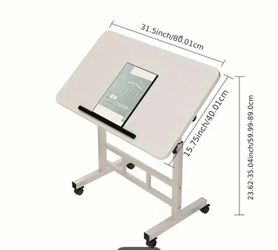 Stand desk folding study desk computer chair 80cmx40cm