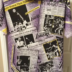 Vintage Los Angeles Lakers front pages great memories shirt