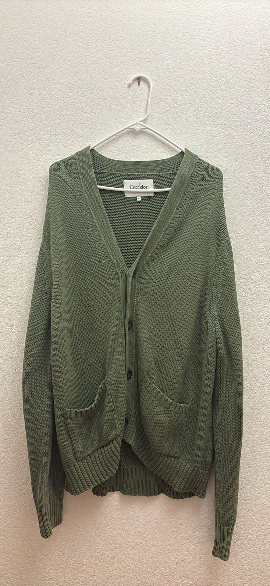 Corridor Green Cardigan