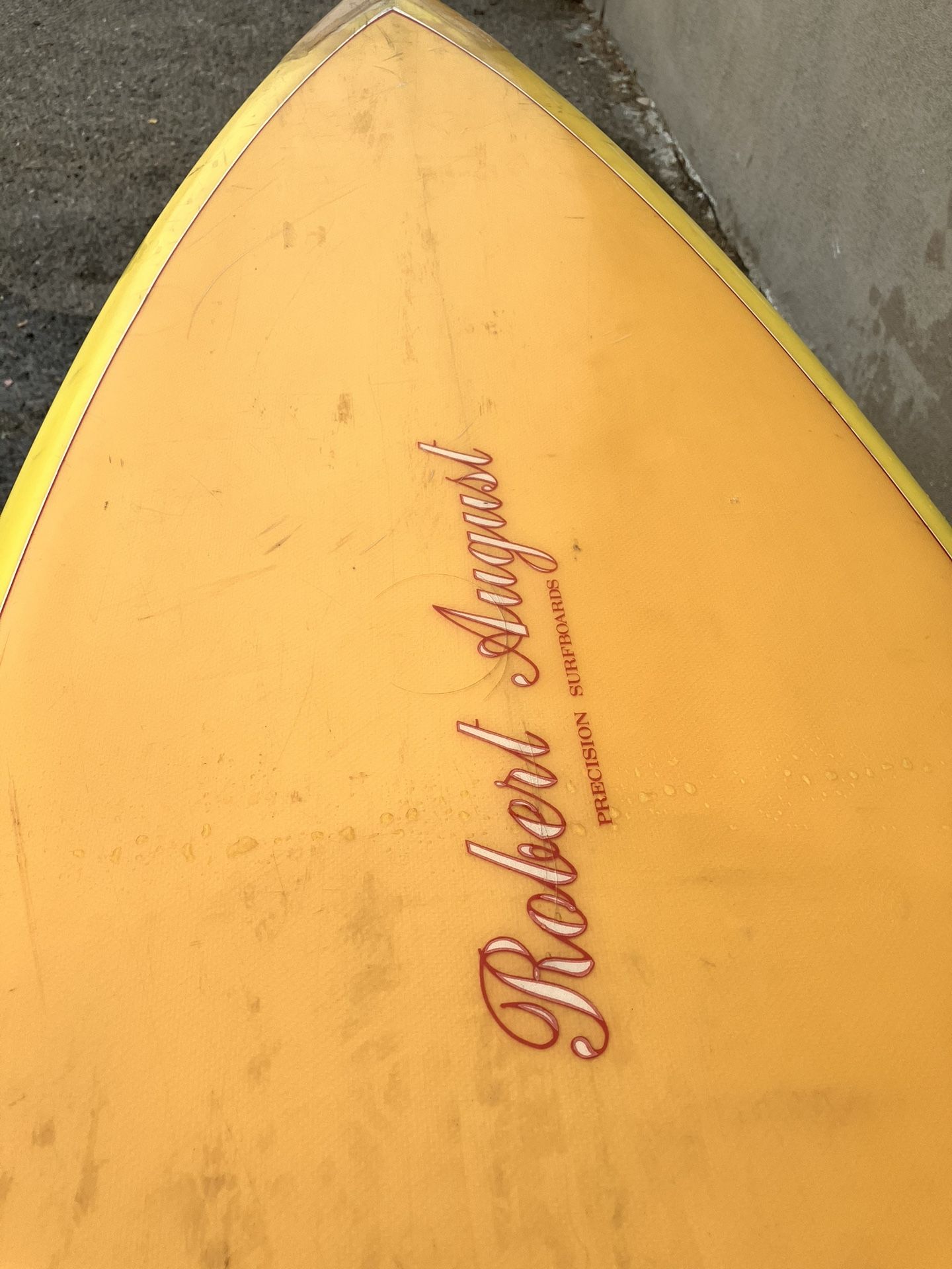 robert august surfboard