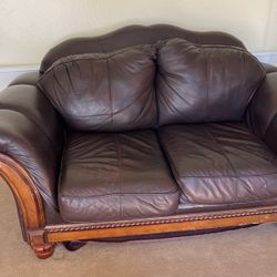 Black Leather Couch