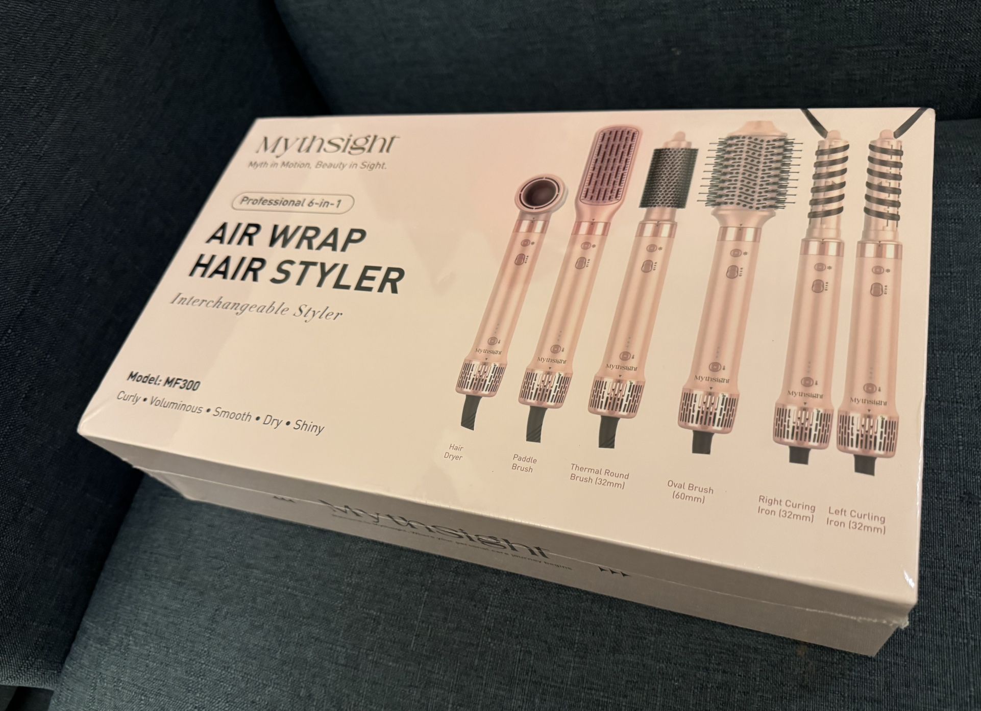 Mythsight 6-in-1 High-Speed Air Styler | Auto Wrap Curling & Fast Drying | Brand New Sealed