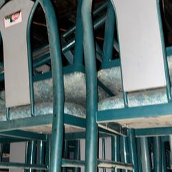 Metal Chairs With Upholstered Seat Make An Offer