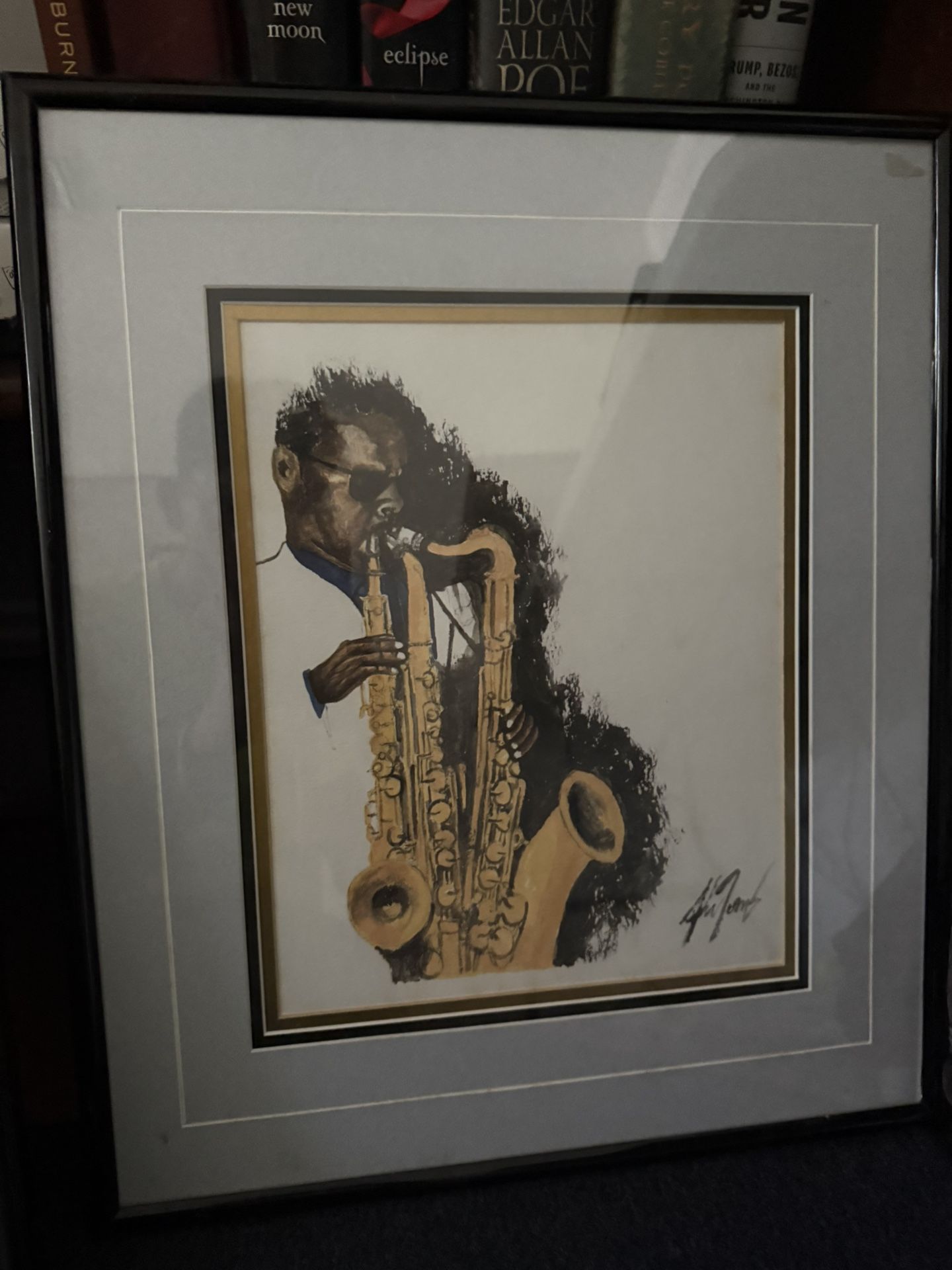 Donald Harrison Jr Signed Art Work