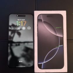 iPhone 16 PRO MAX BRAND NEW… 256GB + Titanium Black - TMobile