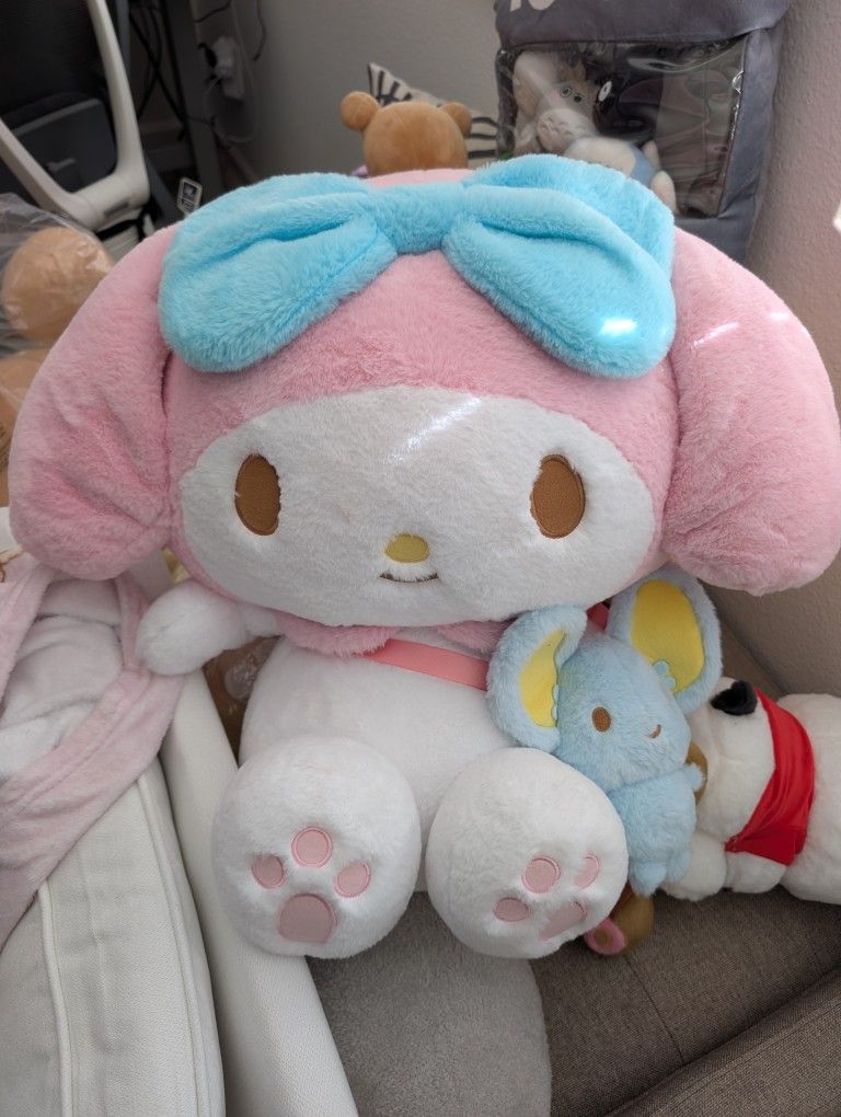 Giant My Melody Plush With Deattachable Bag