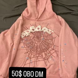 pink spider hoodie 