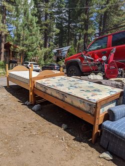 Twin size beds $30 for both!