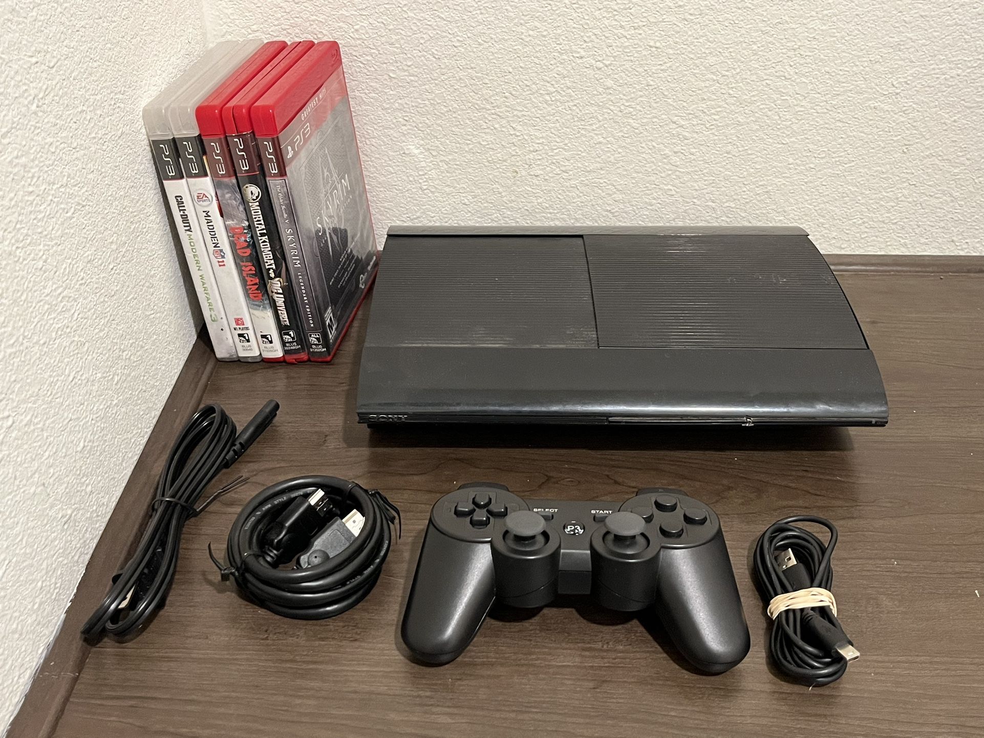PS3 500gb Video Game Bundle 