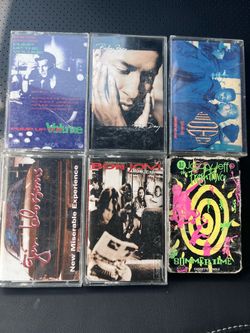 Music ! Old School Cassettes / Tapes ~ Jodeci ~ Fresh Prince ~ Babyface ~ Bon Jovi + More !