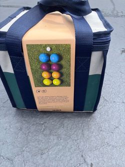 Unopened bocce ball set