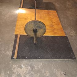 Weights With deadlift Platform 