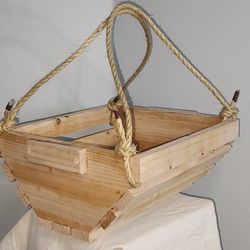 Handcrafted Rustic Hanging Basket