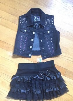 Justice size 8 sparkle outfit