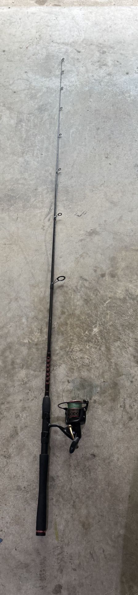 Goture 12’ surf rod with 5000 series reel /30lb braid 