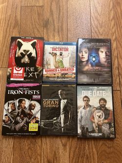 DVD Blu Ray Movies $4 Total For Everything