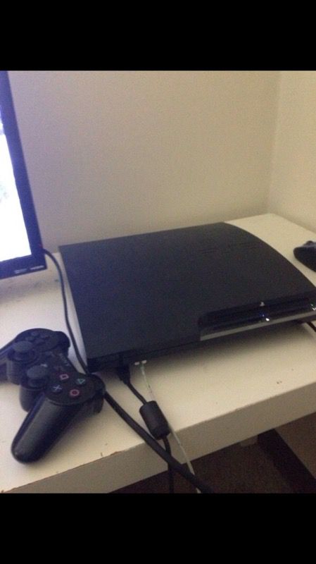 PS3 SLIM 300GB WITH CONTROLLER